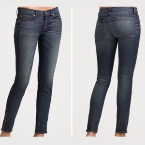 J Brand Ankle Zip Skinny Jeans